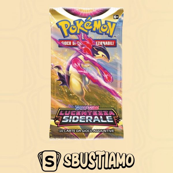 Pokemon Spada e Scudo - Bustina Singola - Lucentezza Siderale - ITA