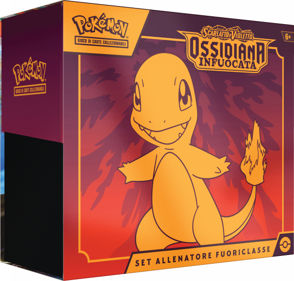 Pokemon Set Allenatore Fuoriclasse - Box Ossidiana Infuocata - ITA