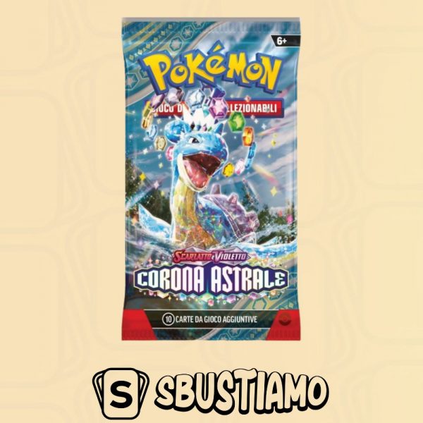 Pokemon Bustina Singola - Scarlatto e Violetto - Corona Astrale - ITA