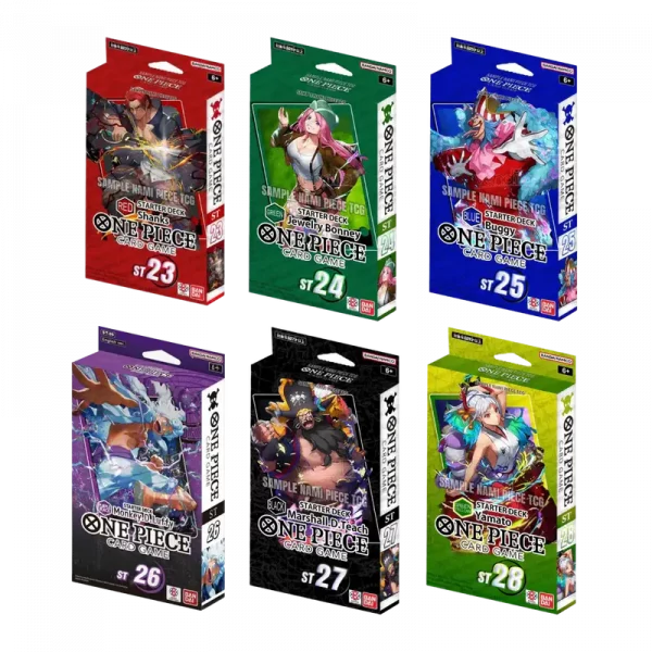 Bundle ST23-28 - Starter Decks - One Piece Card Game - IT/EN