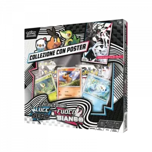 Pokémon TCG - Collezione Luce Bianca e Fuoco Nero con Poster - IT