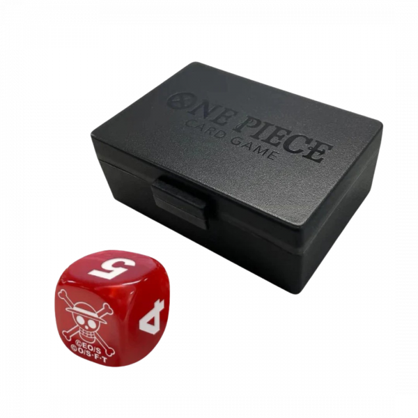 One Piece Card Game - Set 4x Official Dice and Dice Case - ENG
