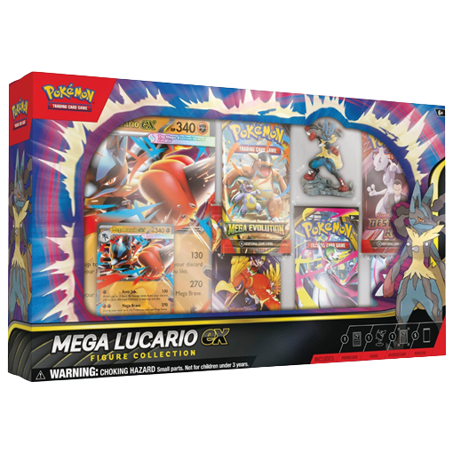 Pokémon - Collezione con Statuina - Mega Lucario ex (ITA)