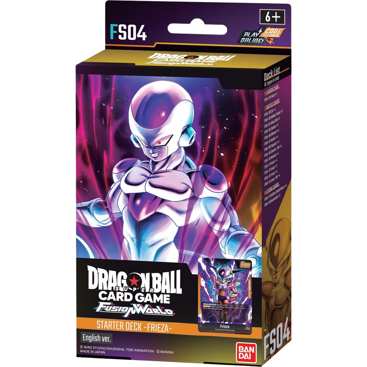 Dragon Ball Fusion World – Starter Deck – FS-04 Frieza (ENG)