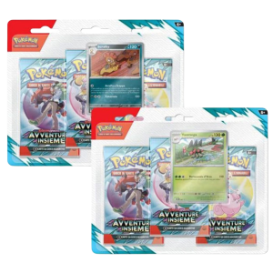 Pokémon – Blister – Scarlatto e Violetto – 3 bustine – Avventure Insieme (ITA)