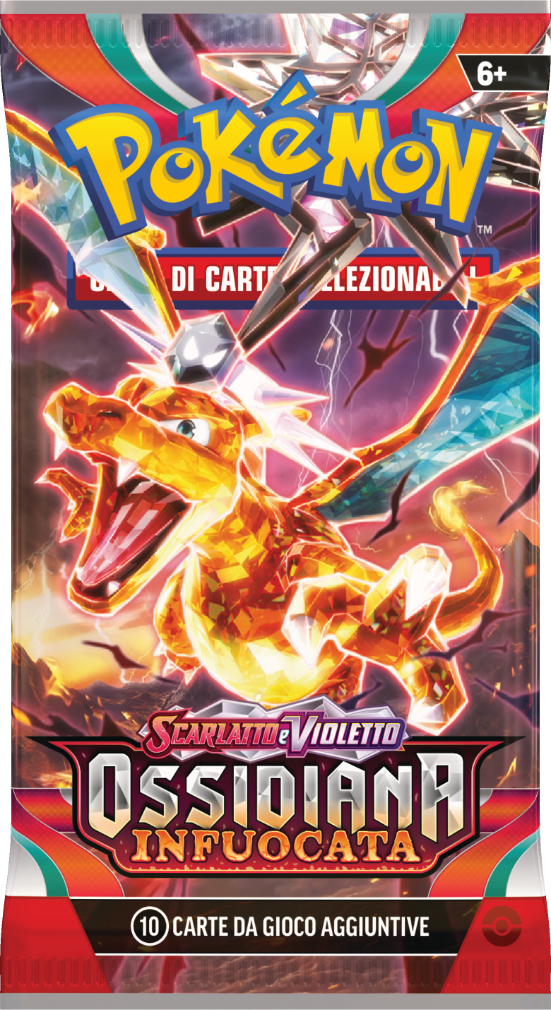 Pokémon – Busta singola – Ossidiana Infuocata (10 carte) (ITA)