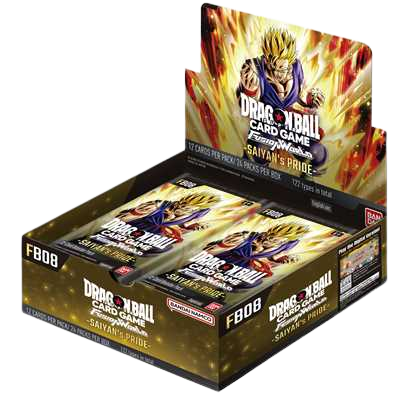 Dragon Ball Fusion World – Booster Box – FB-08 Saiyan’s Pride (ENG)