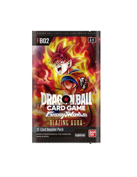 Dragon Ball Fusion World – Busta singola – FB-02 Fusion World – Blazing Aura (ENG)