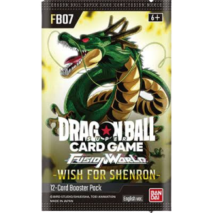 Dragon Ball Fusion World – Busta singola – FB-07 Fusion World Wish for Shenron (12 carte) (ENG)