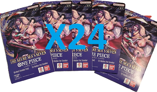 One Piece – Display – OP-14/EB-04 The Azure Sea’s Seven – 24 bustine Paper Sleeve (JAP)